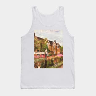 Somerset, Houses and Flowers Tank Top